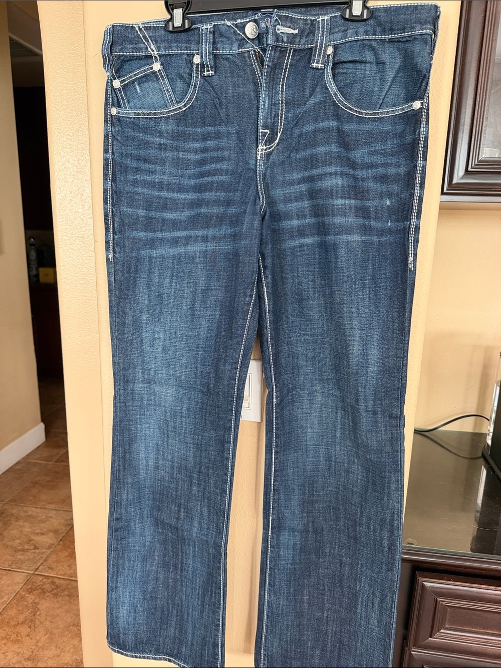 Classic Dark Blue Men’s Jeans